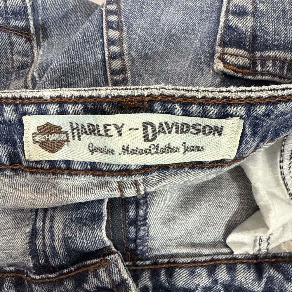 Harley Davidson Bootcut Jeans Womens Size 14L Denim Motorcycle - Picture 12 of 16